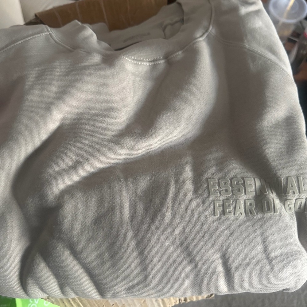 Essentials Crewneck Sweatshirt in Off-White